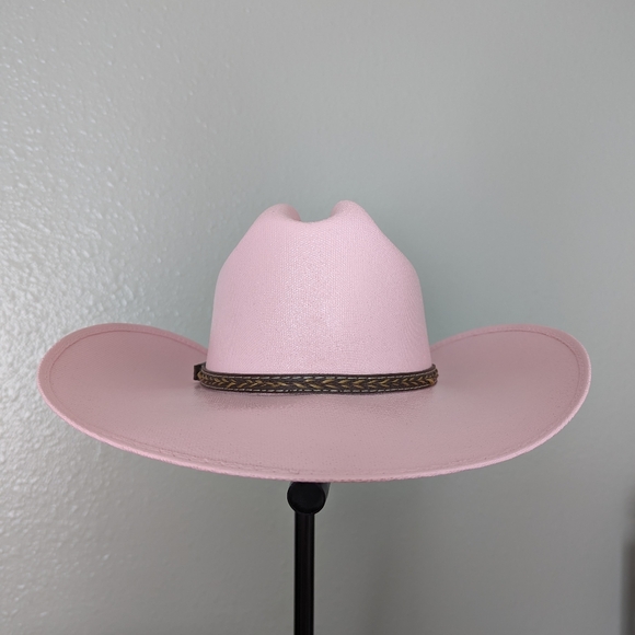 Pink Cowgirl Hat Western Hat Small/Medium - Picture 3 of 6